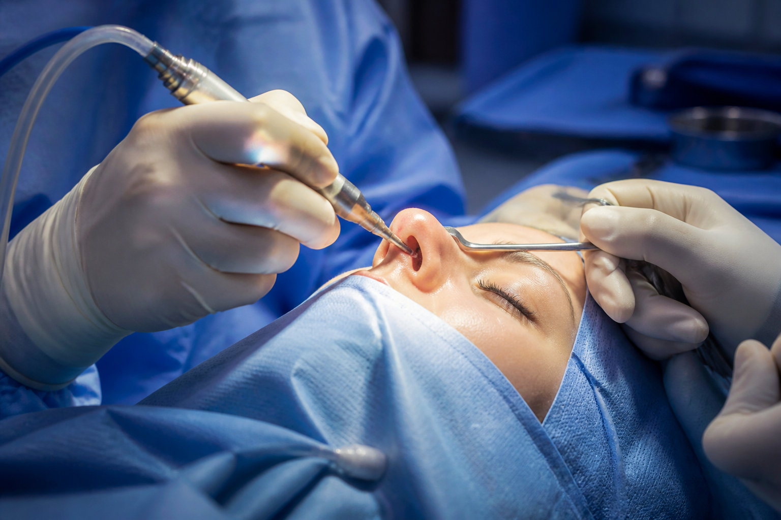 Les techniques modernes comme la rhinoplastie ultrasonique