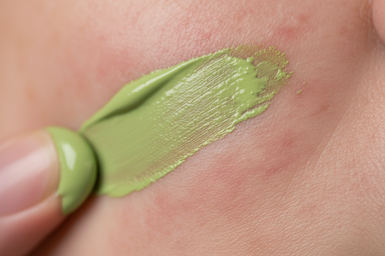 Correcteur rougeur : comment le vert neutralise vraiment les imperfections