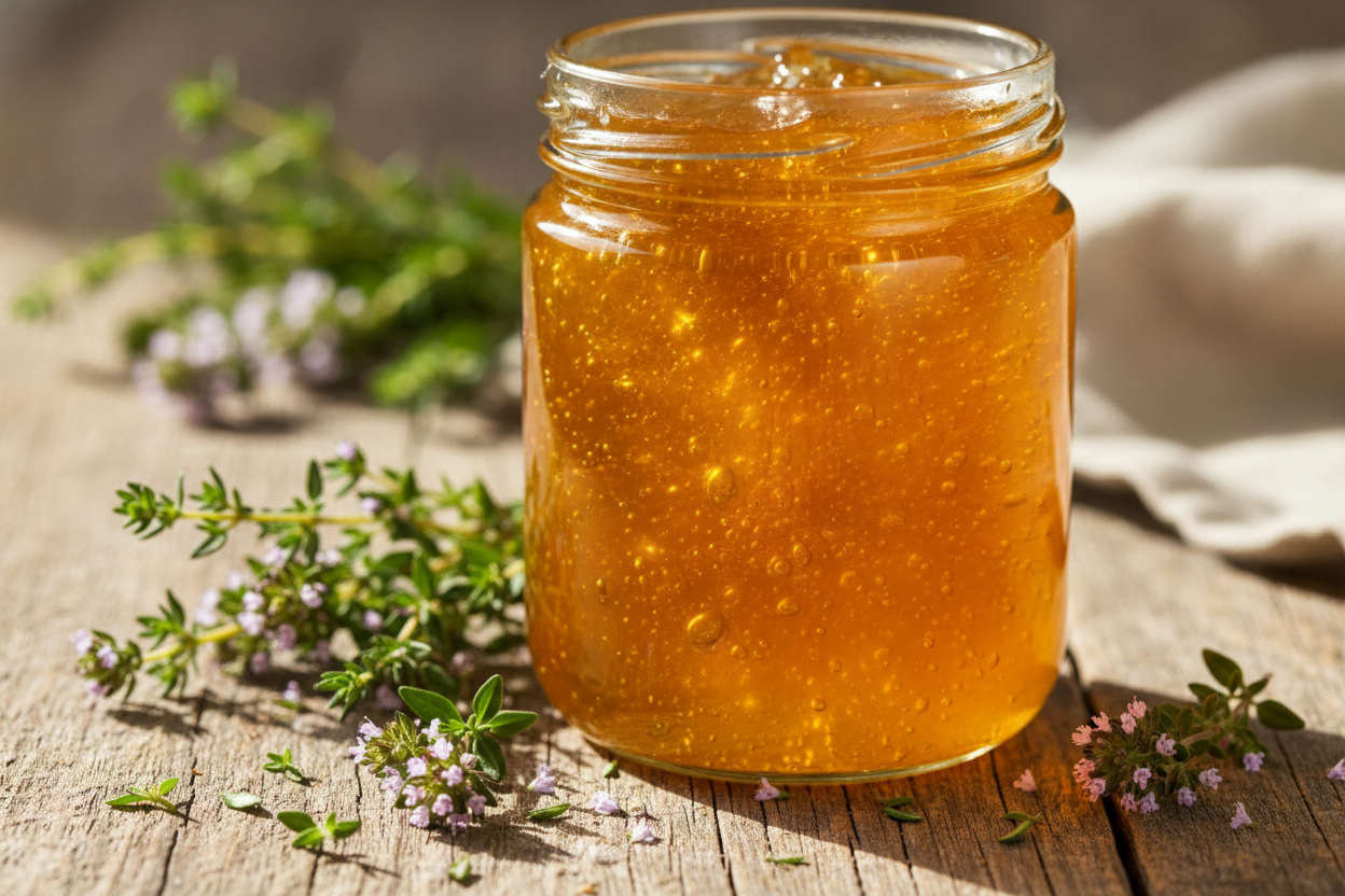 Gelée de thym maison : recette complète, bienfaits et conservation