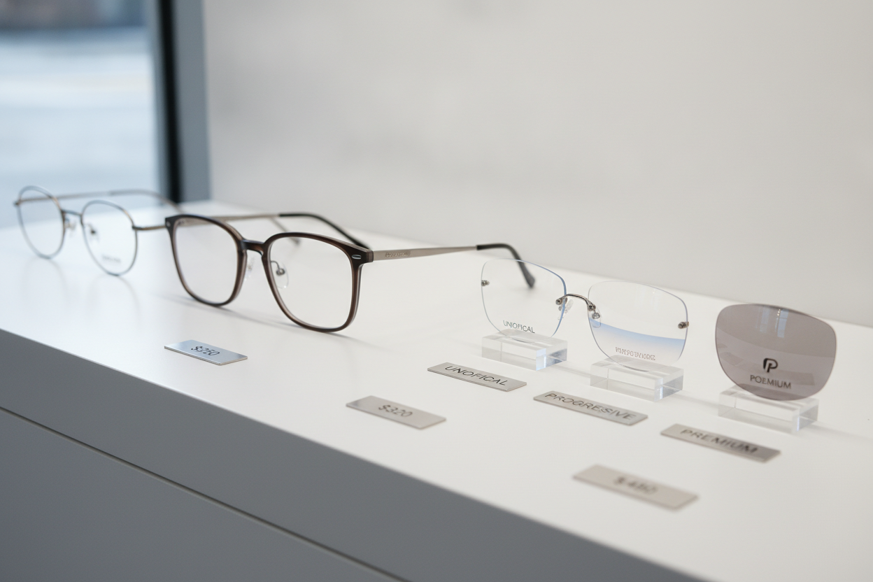 Prix des verres de lunettes en 2026 : fourchettes réelles et comparatif